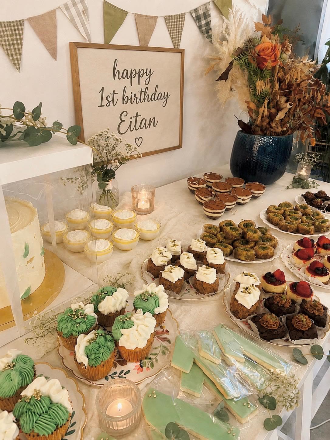 Private celebration dessert table